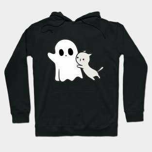 Ghostie and cat Hoodie